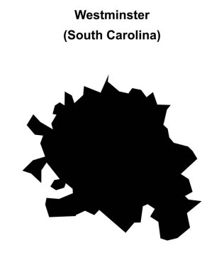 Westminster (Güney Carolina) boş ana hat haritası