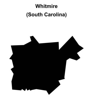 Whitmire (Güney Carolina) boş ana hat haritası