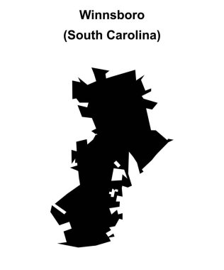 Winnsboro (Güney Carolina) boş ana hat haritası