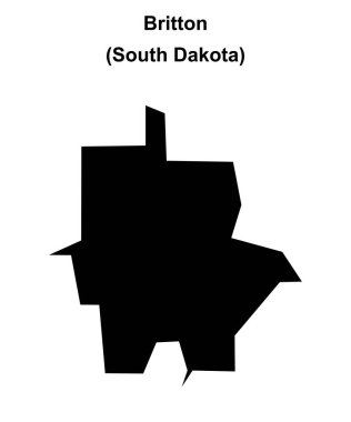 Britton (Güney Dakota) boş ana hat haritası