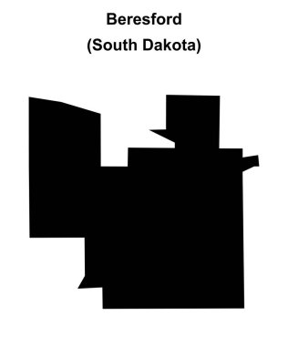 Beresford (Güney Dakota) boş ana hat haritası