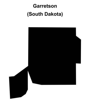 Garretson (Güney Dakota) boş ana hat haritası