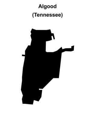 Algood (Tennessee) boş ana hat haritası