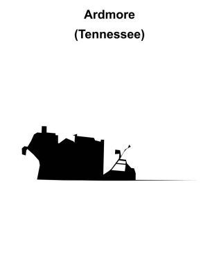 Ardmore (Tennessee) boş ana hat haritası