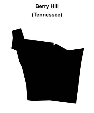 Berry Hill (Tennessee) boş ana hat haritası