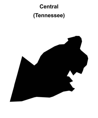 Merkez (Tennessee) boş ana hat haritası