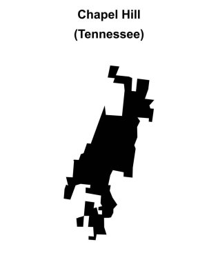 Chapel Hill (Tennessee) boş ana hat haritası