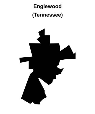 Englewood (Tennessee) boş ana hat haritası
