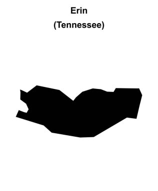 Erin (Tennessee) boş ana hat haritası