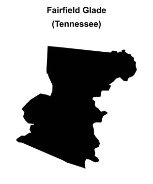 Fairfield Glade (Tennessee) boş ana hat haritası