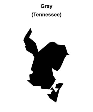 Gri (Tennessee) boş ana hat haritası