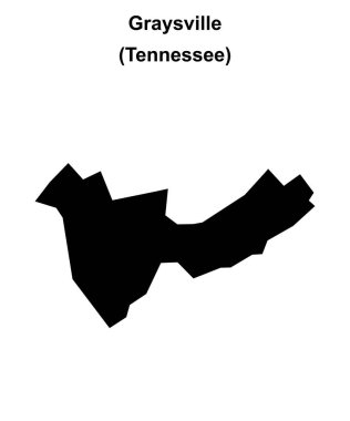 Graysville (Tennessee) boş ana hat haritası