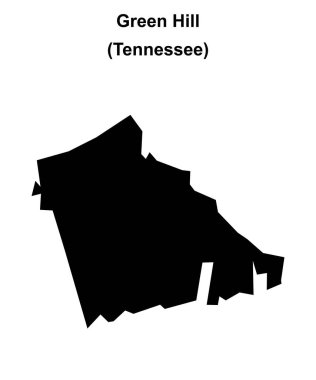 Yeşil Tepe (Tennessee) boş ana hat haritası