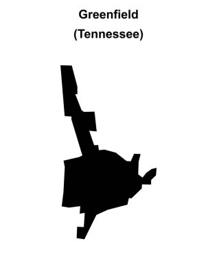 Greenfield (Tennessee) boş ana hat haritası