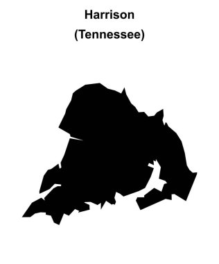 Harrison (Tennessee) boş ana hat haritası