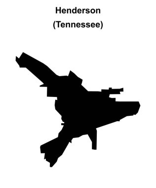 Henderson (Tennessee) boş ana hat haritası