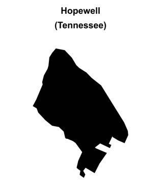Hopewell (Tennessee) boş ana hat haritası