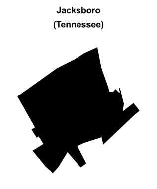 Jacksboro (Tennessee) boş ana hat haritası