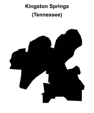 Kingston Springs (Tennessee) boş ana hat haritası