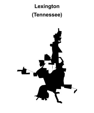 Lexington (Tennessee) boş ana hat haritası
