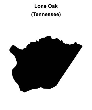 Lone Oak (Tennessee) boş ana hat haritası