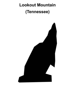 Gözcü Dağı (Tennessee) boş ana hat haritası