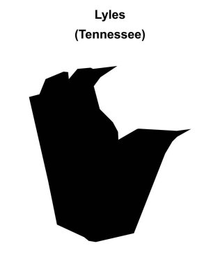 Lyles (Tennessee) boş ana hat haritası