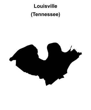 Louisville (Tennessee) boş ana hat haritası