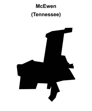 McEwen (Tennessee) boş ana hat haritası