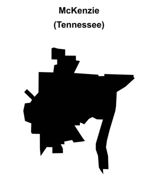 McKenzie (Tennessee) boş ana hat haritası