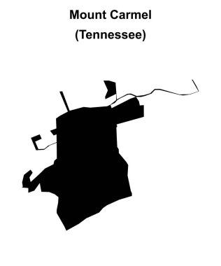 Carmel Dağı (Tennessee) boş ana hat haritası