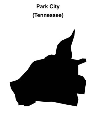 Park Şehri (Tennessee) boş ana hat haritası