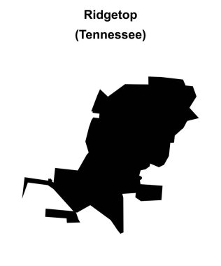 Ridgetop (Tennessee) boş ana hat haritası