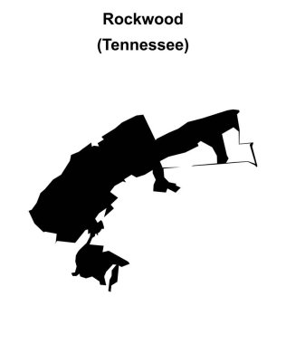 Rockwood (Tennessee) boş ana hat haritası