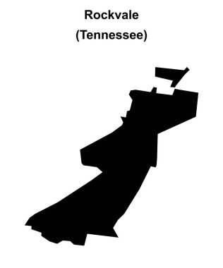 Rockvale (Tennessee) boş ana hat haritası