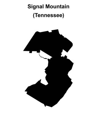 Sinyal Dağı (Tennessee) boş ana hat haritası