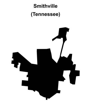 Smithville (Tennessee) boş ana hat haritası