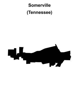 Somerville (Tennessee) boş ana hat haritası