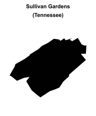 Sullivan Gardens (Tennessee) boş ana hat haritası