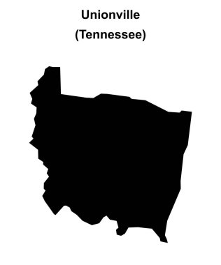 Unionville (Tennessee) boş ana hat haritası