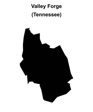 Valley Forge (Tennessee) boş ana hat haritası