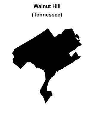 Walnut Hill (Tennessee) boş ana hat haritası