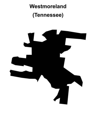 Westmoreland (Tennessee) boş ana hat haritası