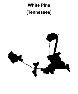 Beyaz Çam (Tennessee) boş ana hat haritası