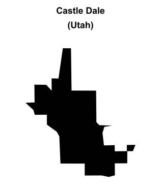 Dale Kalesi (Utah) boş ana hat haritası