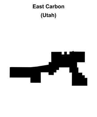 Doğu Karbon (Utah) boş ana hat haritası