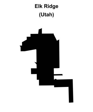 Elk Ridge (Utah) boş ana hat haritası
