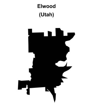Elwood (Utah) boş ana hat haritası