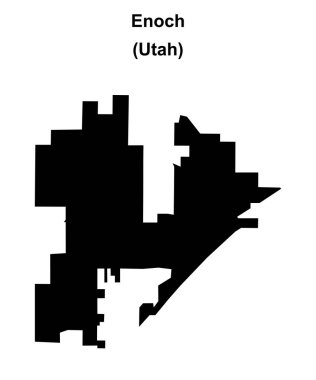 Enoch (Utah) boş ana hat haritası