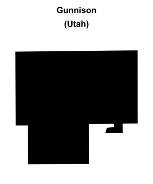 Gunnison (Utah) boş ana hat haritası